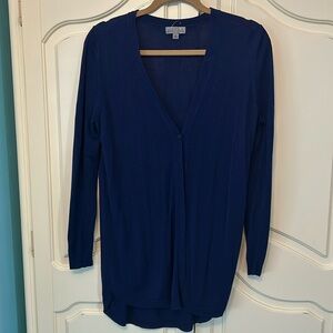 Joseph A Blue Long Cardigan Sweater- Women’s Medium- NWOT
